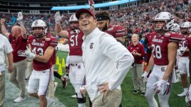 Tuesday media news conference with Coach Beamer & selected players "Gamecocks readying for Tar Heels