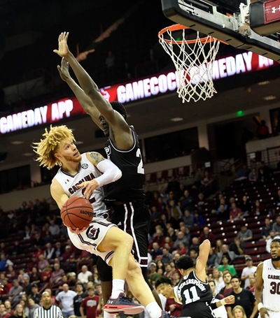 South Carolina Upends No. 14 Mississippi State, 87-82, in OT (2019)