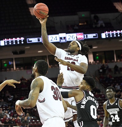 South Carolina Upends No. 14 Mississippi State, 87-82, in OT (2019)