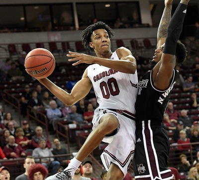 South Carolina Upends No. 14 Mississippi State, 87-82, in OT (2019)